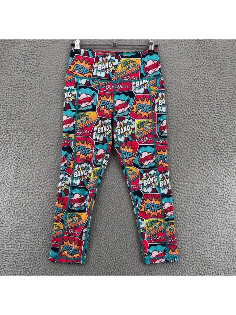 CVG Constantly Varied Gear Leggings Women Extra Small Cropped Knockout Comics